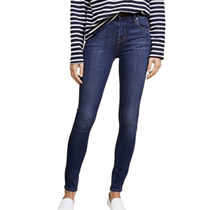 J Brand Maria Skinny High Rise Indigo Jeans Fleeting Size 25 Retail $198 NEW Tag